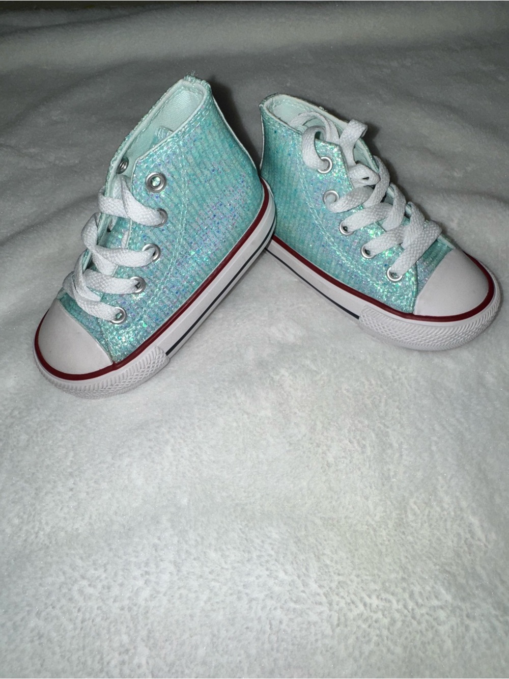 Converse Kids High-Top Sneakers - Insignia Blue Sparkle